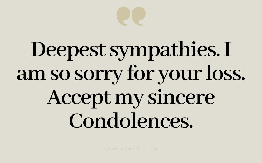 what to write in a sympathy card for loss of husband