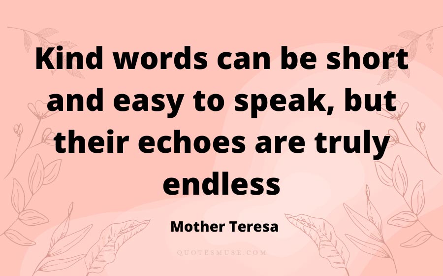 mother teresa quotes kindness